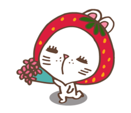 REDStrawberry-Rabbit sticker #10839355