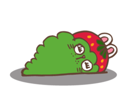 REDStrawberry-Rabbit sticker #10839357
