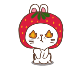 REDStrawberry-Rabbit sticker #10839362