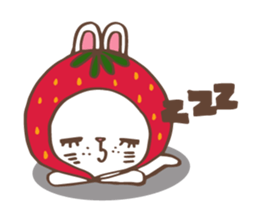 REDStrawberry-Rabbit sticker #10839371
