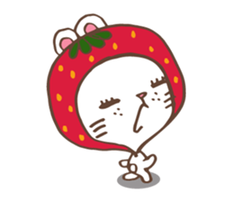 REDStrawberry-Rabbit sticker #10839375
