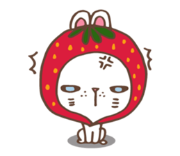 REDStrawberry-Rabbit sticker #10839379