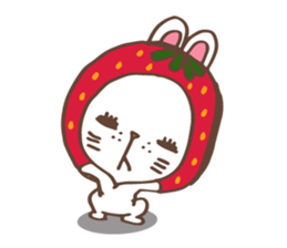 REDStrawberry-Rabbit sticker #10839380