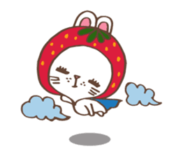 REDStrawberry-Rabbit sticker #10839382