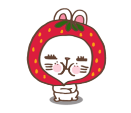 REDStrawberry-Rabbit sticker #10839383
