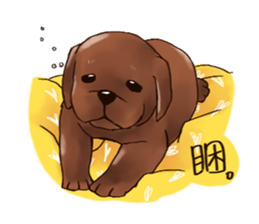 Labrador sticker #10839792