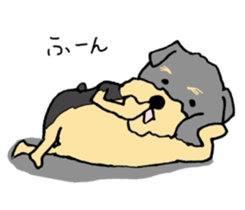 The name of this dog is ANKO. sticker #10840547