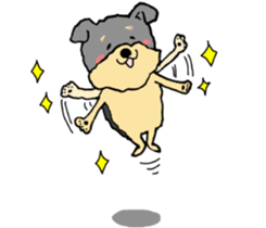 The name of this dog is ANKO. sticker #10840566