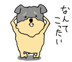 The name of this dog is ANKO. sticker #10840575