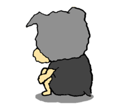 The name of this dog is ANKO. sticker #10840576