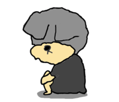 The name of this dog is ANKO. sticker #10840577