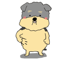 The name of this dog is ANKO. sticker #10840583