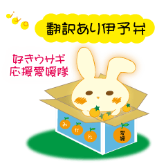 Love of the rabbit of the Iyo dialect