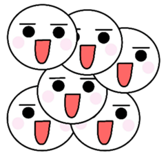 Six face sticker #10841104