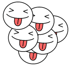 Six face sticker #10841106