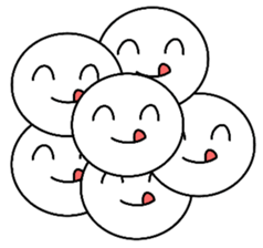 Six face sticker #10841111