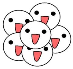 Six face sticker #10841114