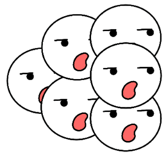 Six face sticker #10841118