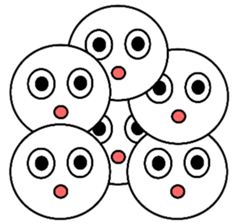 Six face sticker #10841122