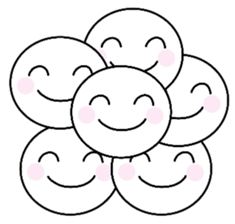 Six face sticker #10841124