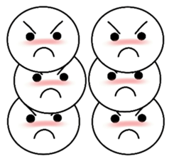 Six face sticker #10841130