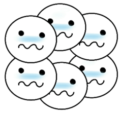 Six face sticker #10841131