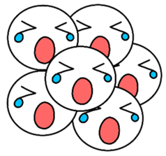 Six face sticker #10841132