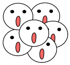 Six face sticker #10841135