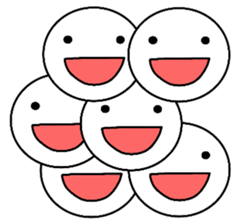 Six face sticker #10841142