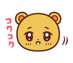 Honobono kumachan sticker #10841908