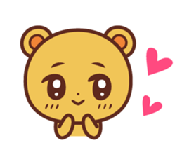 Honobono kumachan sticker #10841913