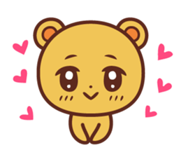 Honobono kumachan sticker #10841914