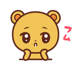 Honobono kumachan sticker #10841930