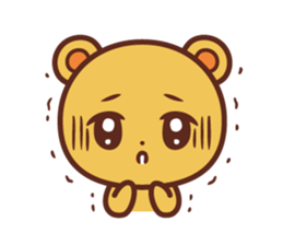 Honobono kumachan sticker #10841937