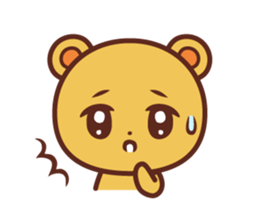 Honobono kumachan sticker #10841939