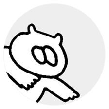 Cat wants a friend sticker #10841994