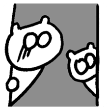 Cat wants a friend sticker #10842004