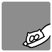 Cat wants a friend sticker #10842006