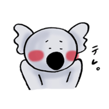 charming koala sticker sticker #10842240