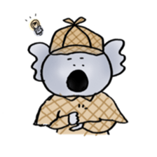 charming koala sticker sticker #10842249
