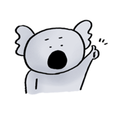 charming koala sticker sticker #10842250