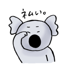 charming koala sticker sticker #10842257