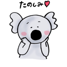 charming koala sticker sticker #10842263