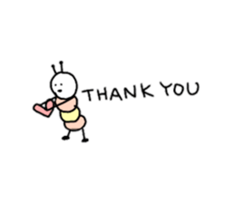 Smallish green caterpillar sticker #10842303