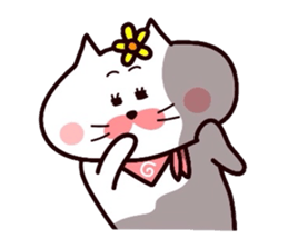 Hanachan karano tegami 5 sticker #10842442