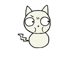 manmaru coco cat sticker #10842564