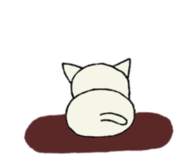 manmaru coco cat sticker #10842565