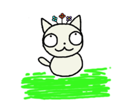 manmaru coco cat sticker #10842566
