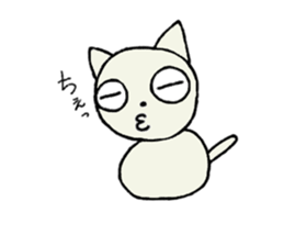 manmaru coco cat sticker #10842569