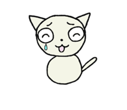 manmaru coco cat sticker #10842571